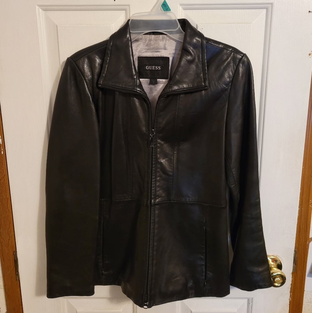Women's Guess Leather Jacket